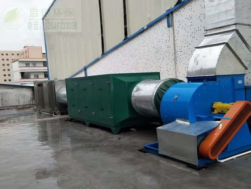 东莞启绿环保工程设备公司研发生产的工厂车间喷漆喷涂废气处理设备有